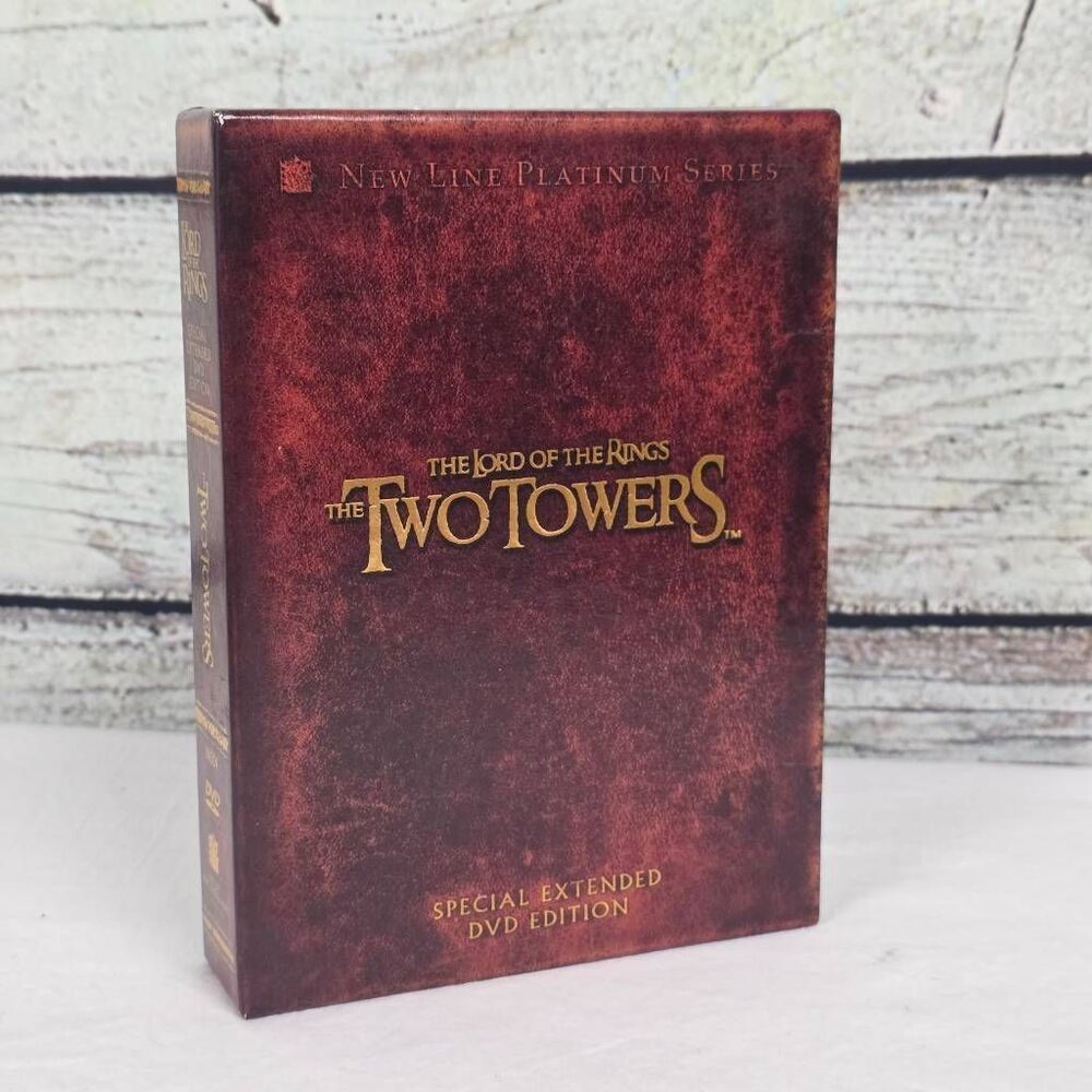 LOTR Two Towers Extended Edition DVD 4 Disc